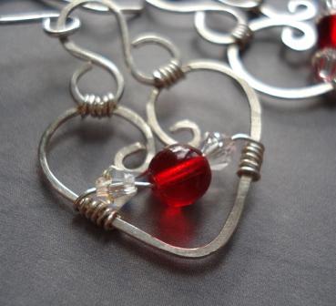 small_heart earrings sterling silver 5