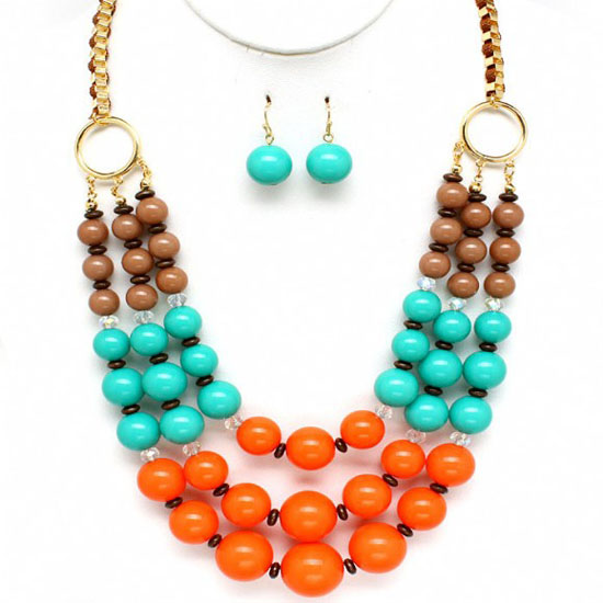 angelias-brown-turquoise-coral-orange-beaded-layered-necklace-set