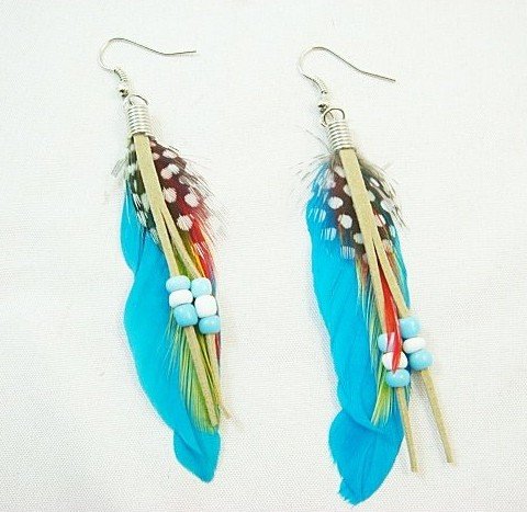 Feather_earrings_Jewelry_fashion_earring