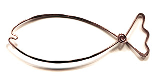 Copper Fish Necklace092