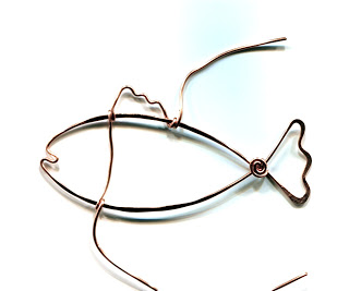 Copper Fish Necklace093