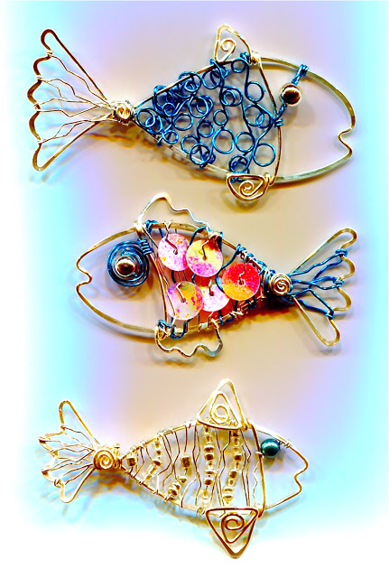 Copper Fish Necklace096