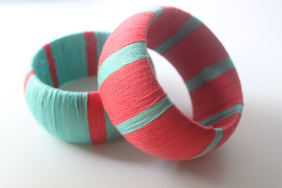 Yarn wrapped bangles4