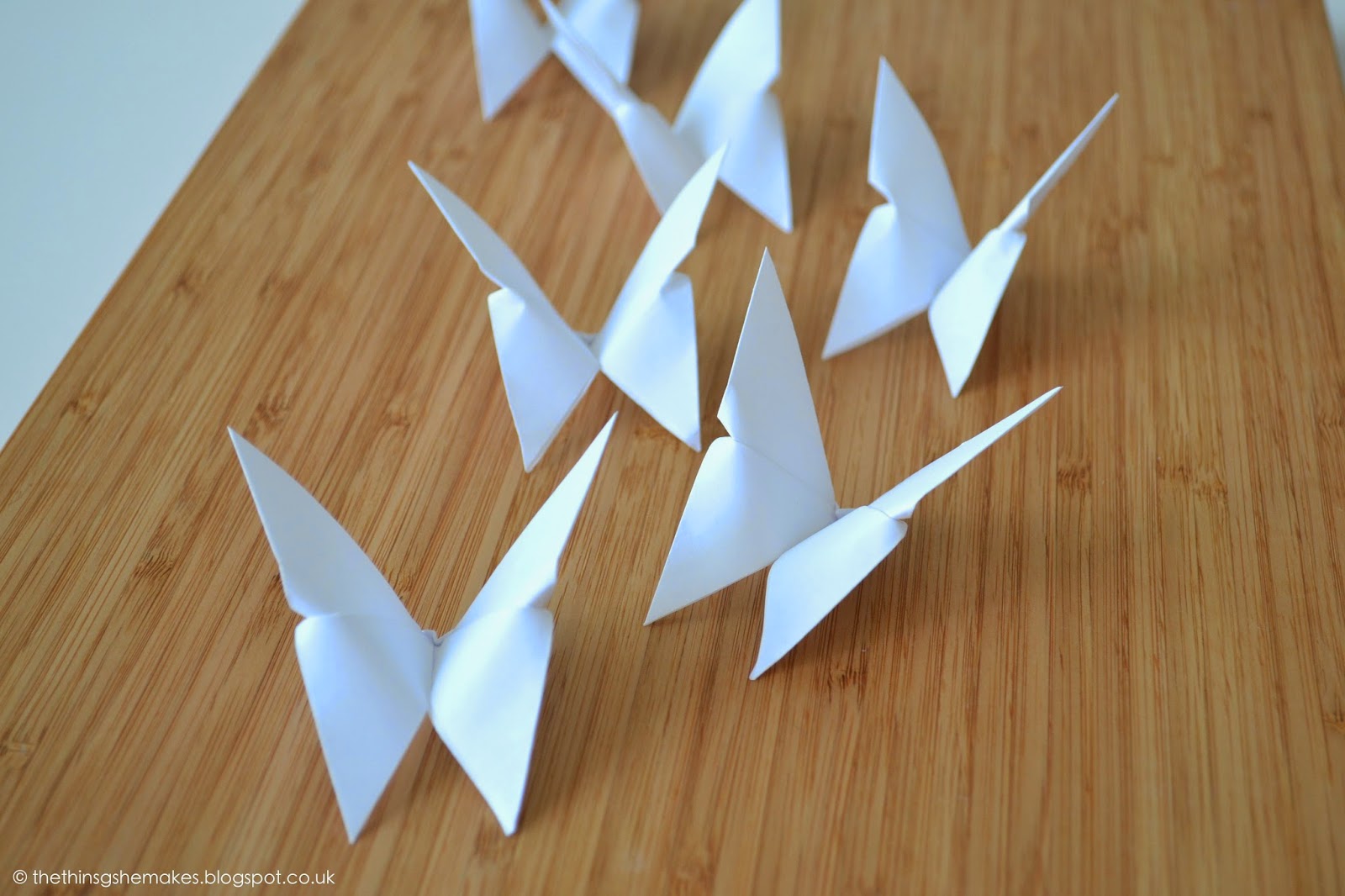 бабочки в технике оригами
