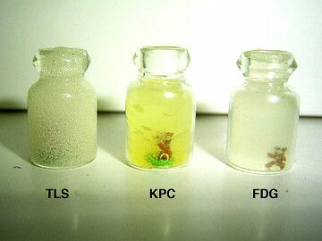 По картинке сверху можно понять, какой из гелей самый прозрачный.   TLS - Translucent Liquid Sculpey    KPS - Kato Polyclay   FDG - Fimo Liquid Deko Gel