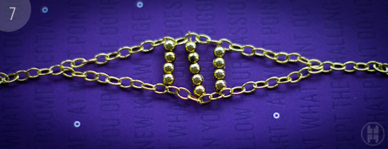 DIY-Gold-Chain-Bead-Bracelet-8