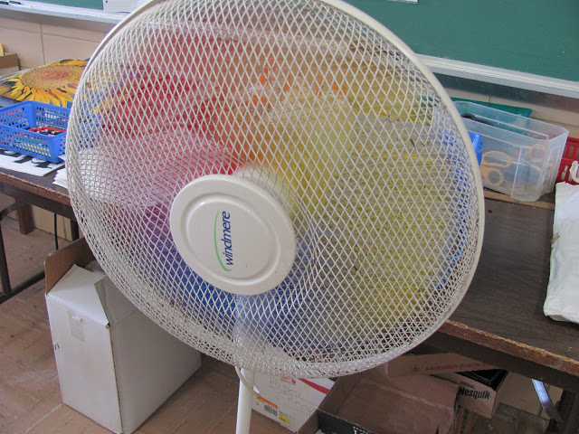 paint a rainbow fan 8