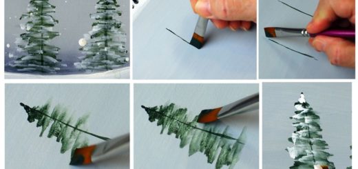 как рисовать деревья